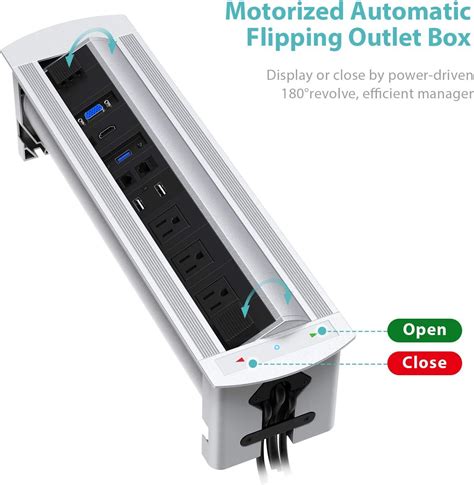 WEBANG Motorized Automatic Recessed Connectivity Box 